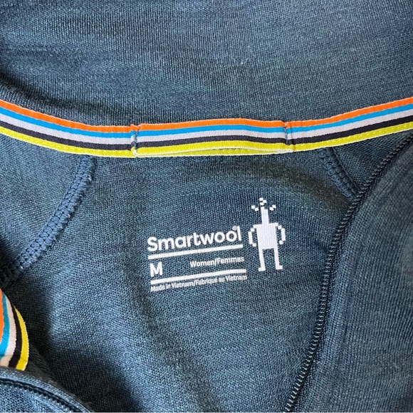 Smartwool Classic Thermal Merino Base Layer 1/4 Zip - Picture 8 of 9